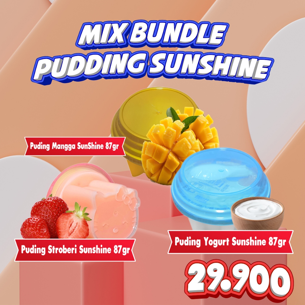 Jual Snack Master - [ Mixed Bundle 3] Mango Pudding Package Strawberry ...