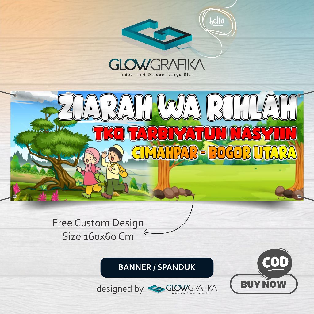 Jual Cetak Spanduk Banner Ziarah Wa Rihlah | Shopee Indonesia