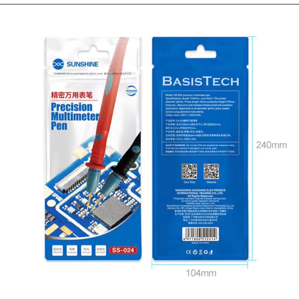 Jual KABEL MULTITESTER PEN SUNSHINE SS-024 ORIGINAL | Shopee Indonesia