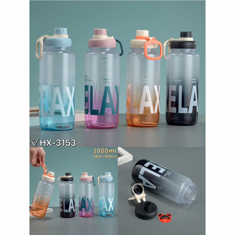 Jual Botol Minum Relax Gradasi 1L HX-3153 | Shopee Indonesia