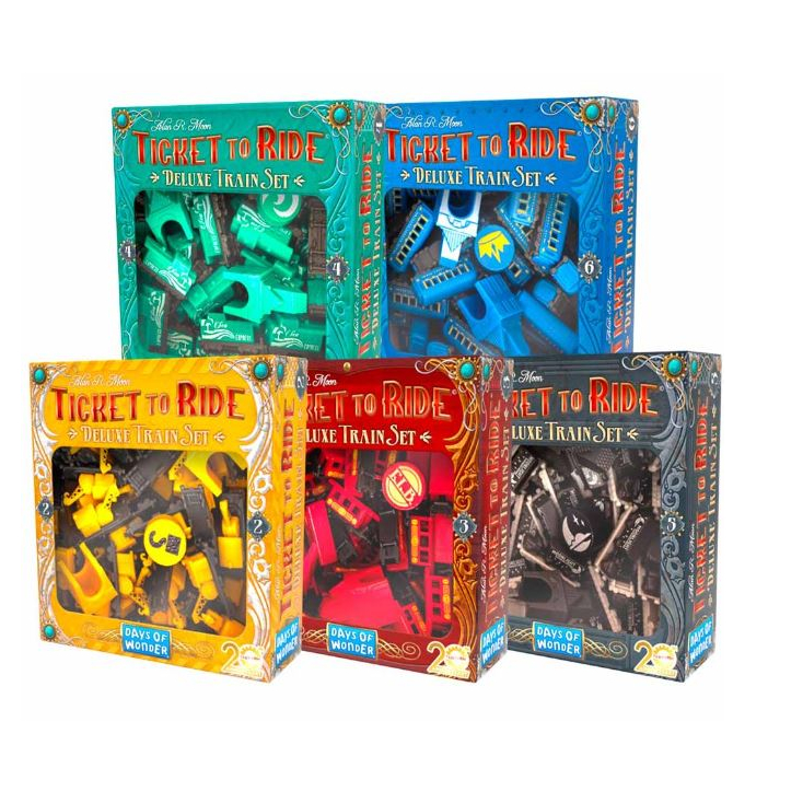 Jual Ticket to Ride 20th Anniversary Deluxe Train Set Expansion | Shopee Indonesia