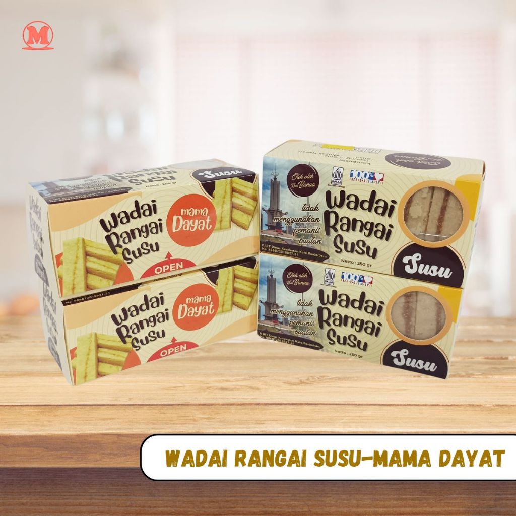 Jual Wadai Rangai Susu Mama Dayat-varian susu | Shopee Indonesia
