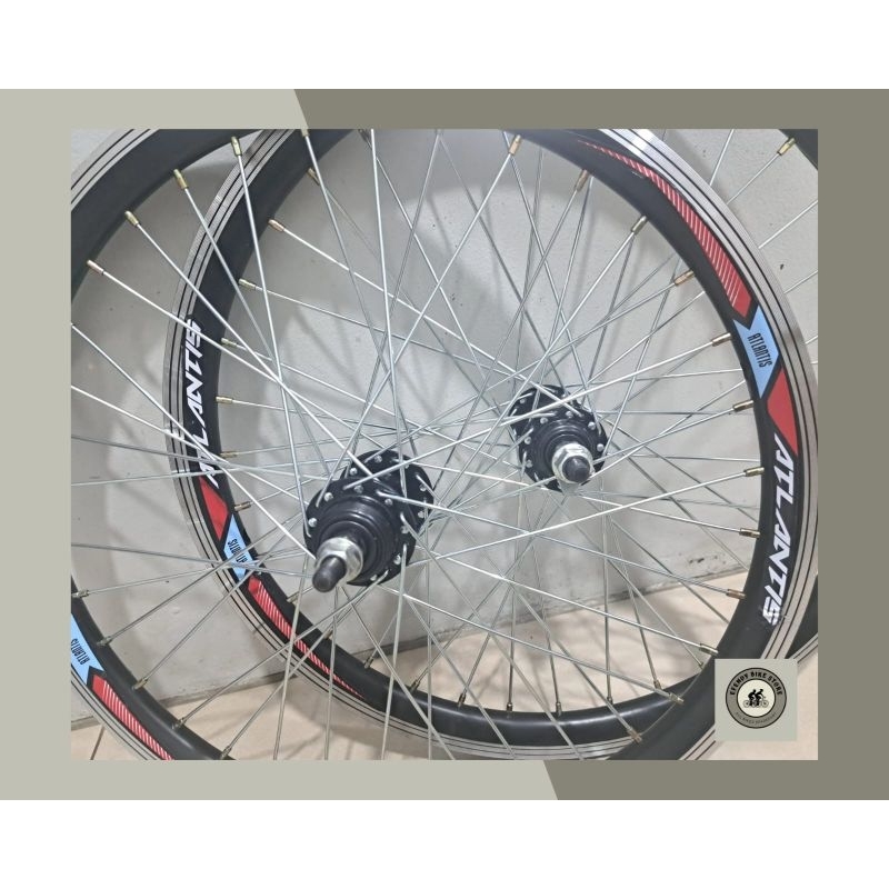 Jual Wheel set 20 ATLANTIS HUB PACIFIC BESI HITAM Wheel set 20 Murni ...