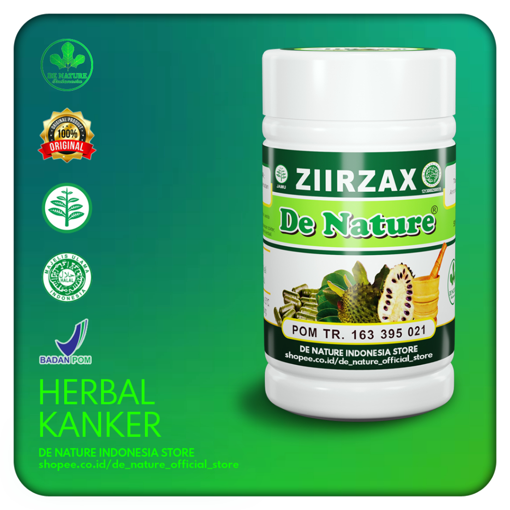 ZIIRZAX Obat Herbal Benjolan Kanker Tumor - DE NATURE OFFICIAL STORE
