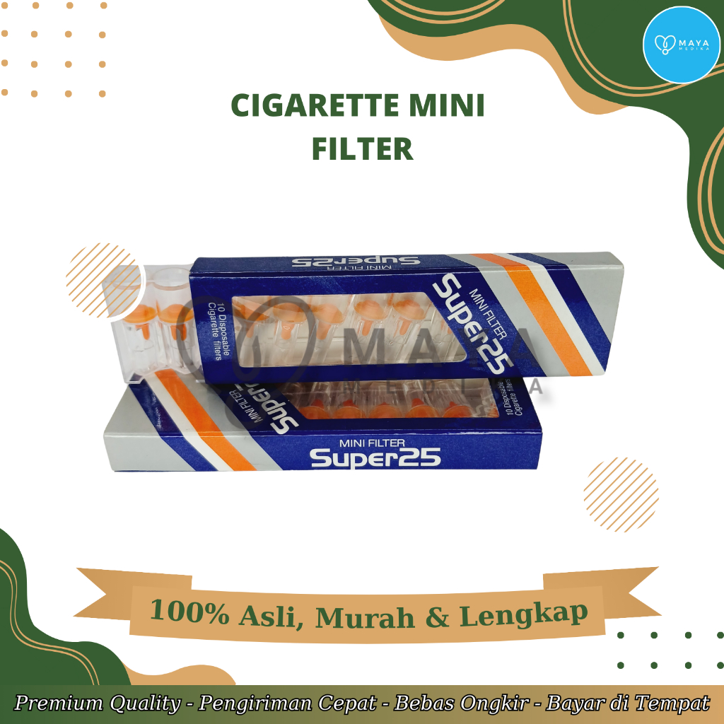Jual Cigarette Mini Filter Super25 (Filter Rokok)