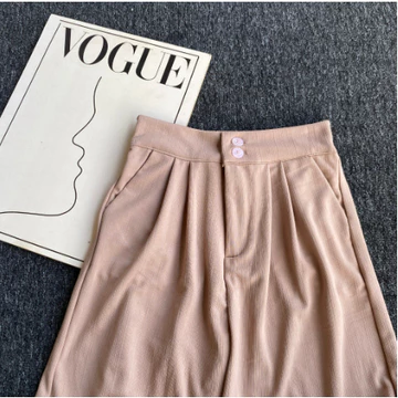 ESTELLE Celana Kulot Jennie Pants Knit Premium Anti Kusut Loose Cullote Highwaist Panjang Besic