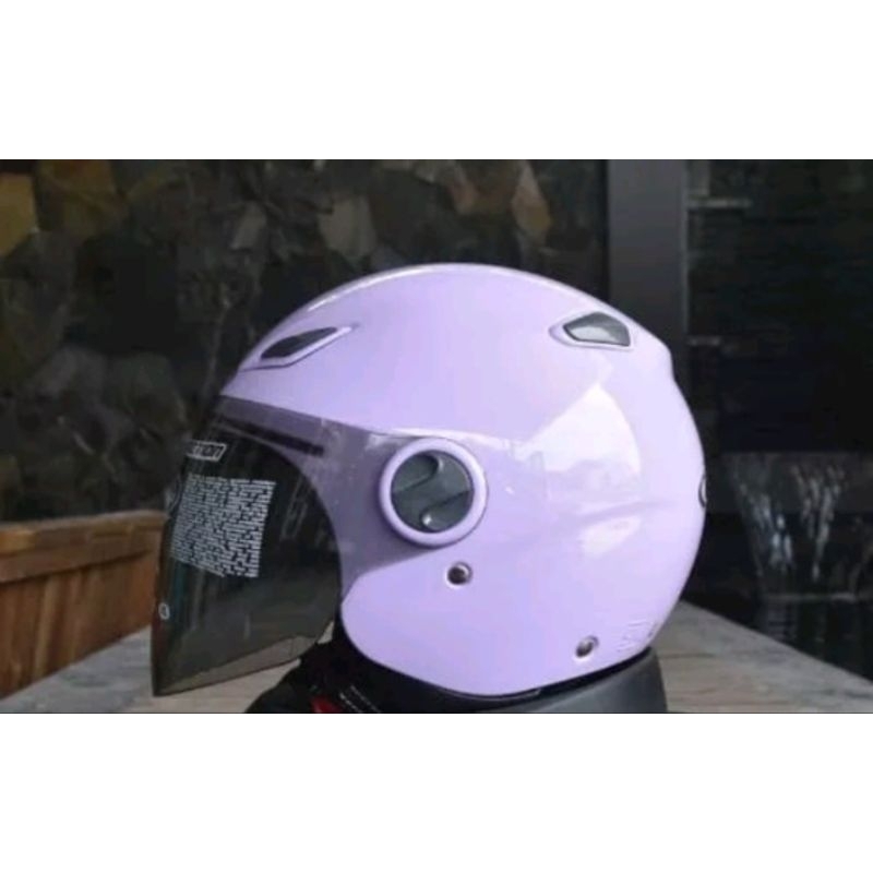 Jual HELM VOG HIJAB VENUS PUTIH PULL WARNA ORIGINAL | Shopee Indonesia