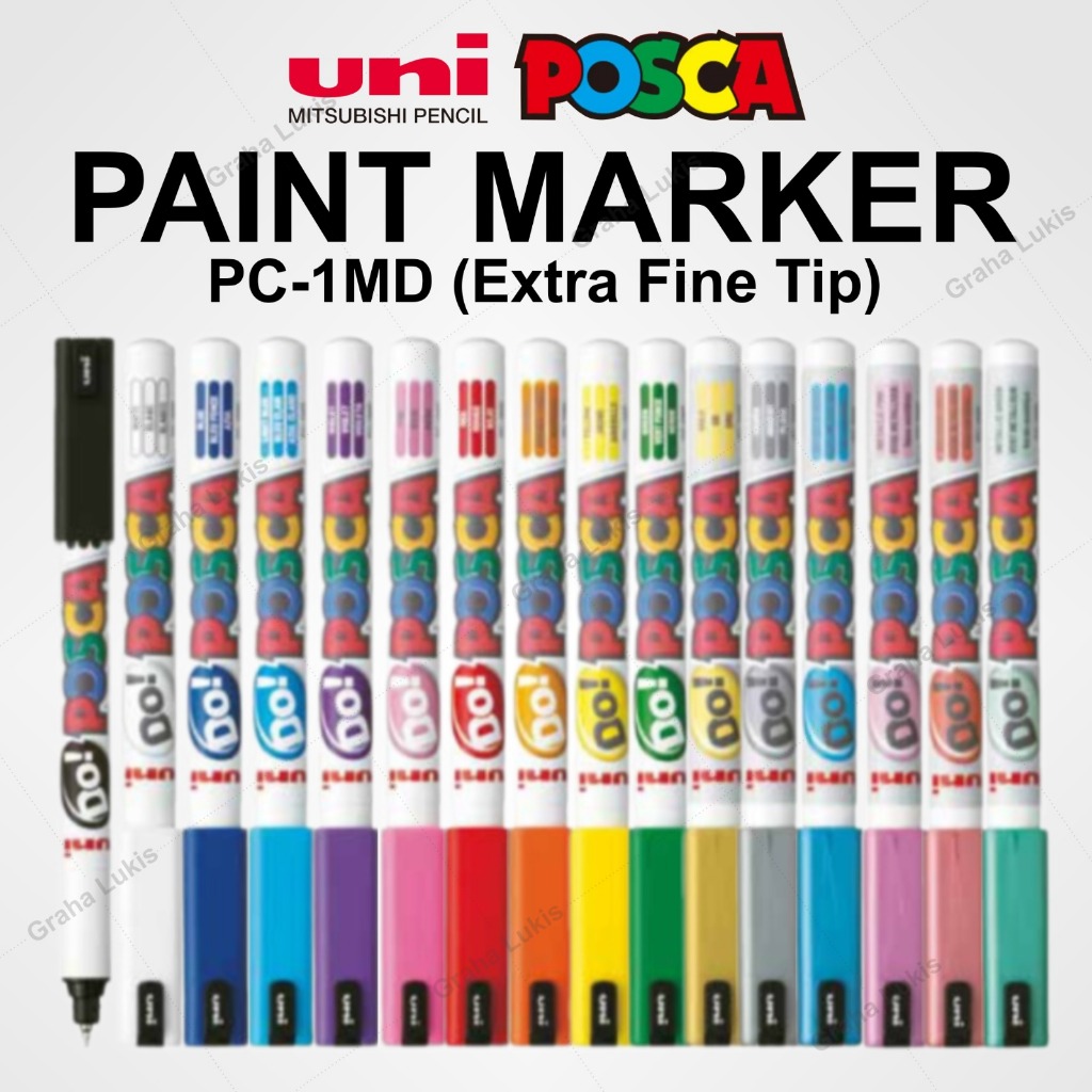 Jual UNI Posca PC-1MD Extra Fine Paint Marker | Shopee Indonesia