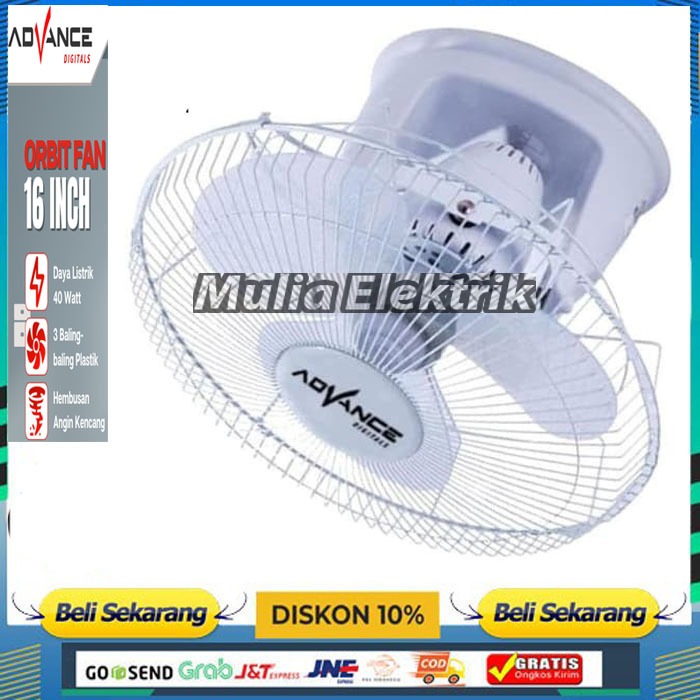 Jual Advance OBF-16 Orbit Fan Kipas plafon langit-langit AUTO FAN ...