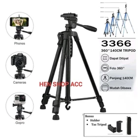 Tripod Camera Hp 3366 Color Tinggi 1 4 Meter