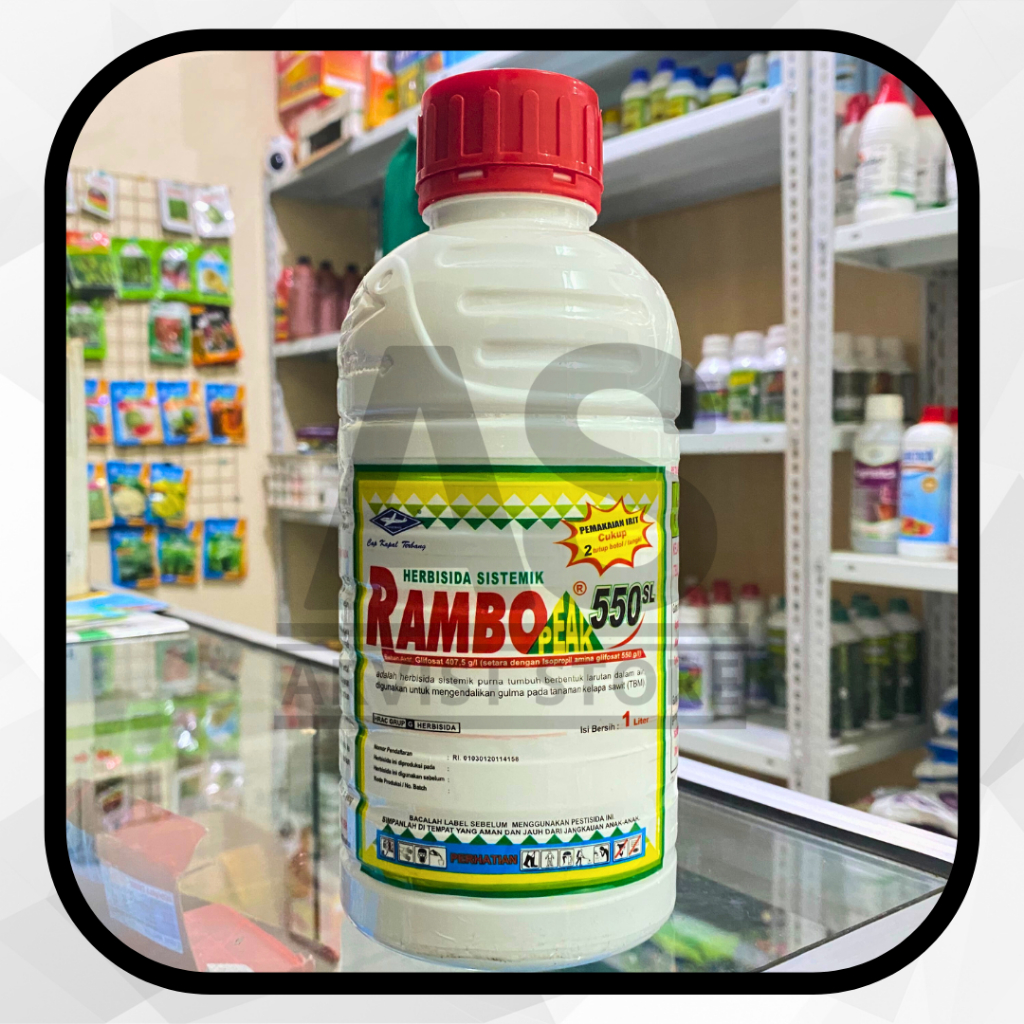 Jual Herbisida Sistemik RAMBO PEAK PA 550SL 1 Liter Bahan Aktif ...