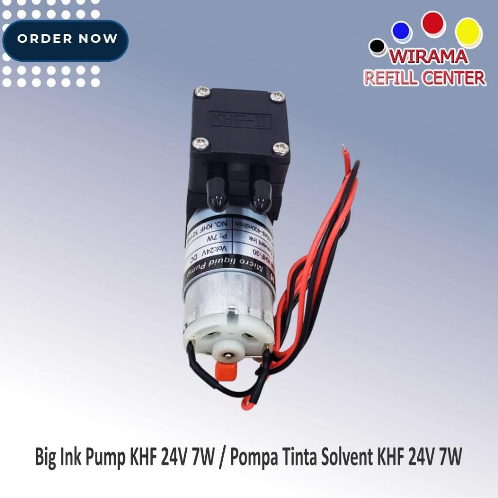Jual Big Ink Pump KHF 24V 7W / Pompa Tinta Solvent KHF 24V 7W | Shopee ...