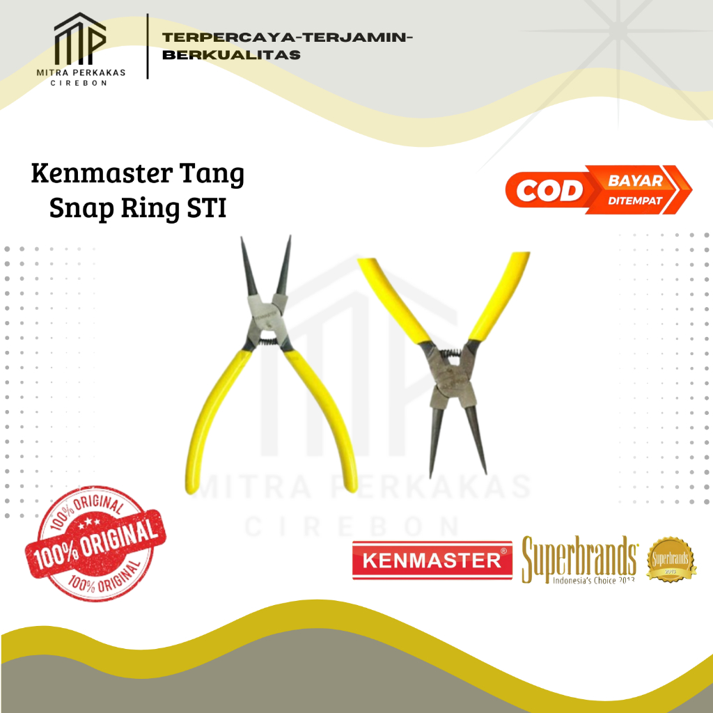 Jual Kenmaster Tang Snap Ring STI 6 Inch Snap Ring Lurus Tutup Circlip ...