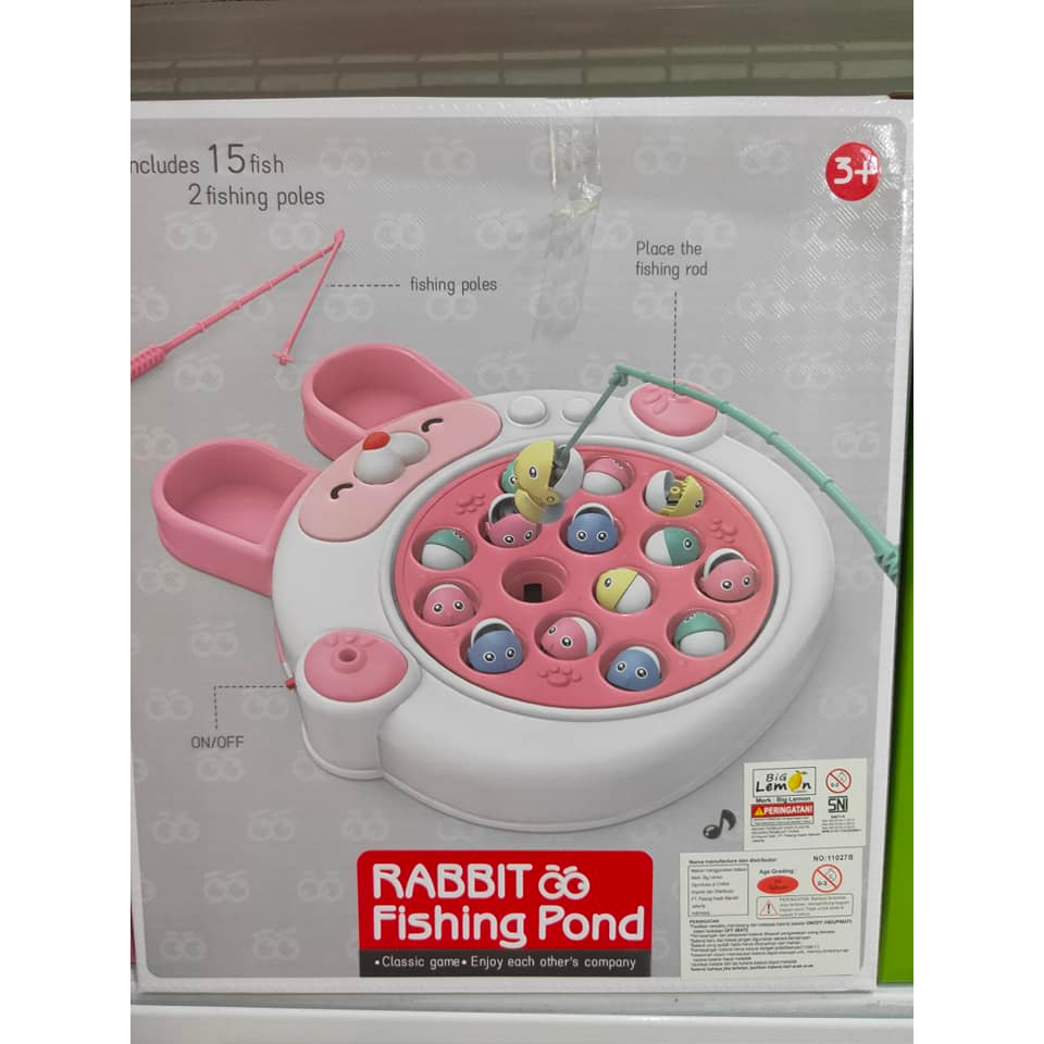 Jual Rabbit Fishing Pond Mainan Anak Pancing ikan Fun Fishing game ...