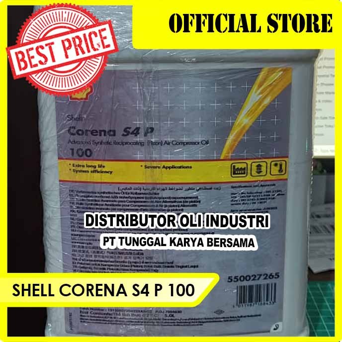 Jual SHELL CORENA S4 P 100 ( Ready Stock - 5 Liter ) | Shopee Indonesia