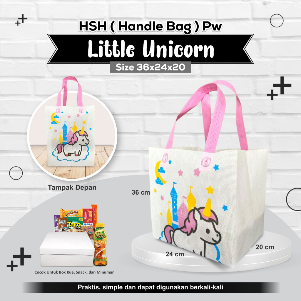 Jual HARCO Goodie Bag Souvenir Birthday Tas Spunbond Kotak Nasi Uk ...