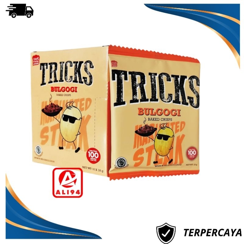 Jual Tricks Potato Isi 10 X 18 Gram Baked Kentang Kimchi Rendang