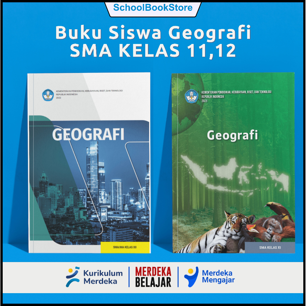 Jual Buku Siswa Pelajaran Geografi SMA Kelas 11 12 Kurikulum Merdeka ...