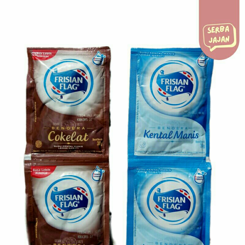 Jual Susu Frisian Flag Sachet Bendera Sachet 40gr X 6pcs Shopee Indonesia