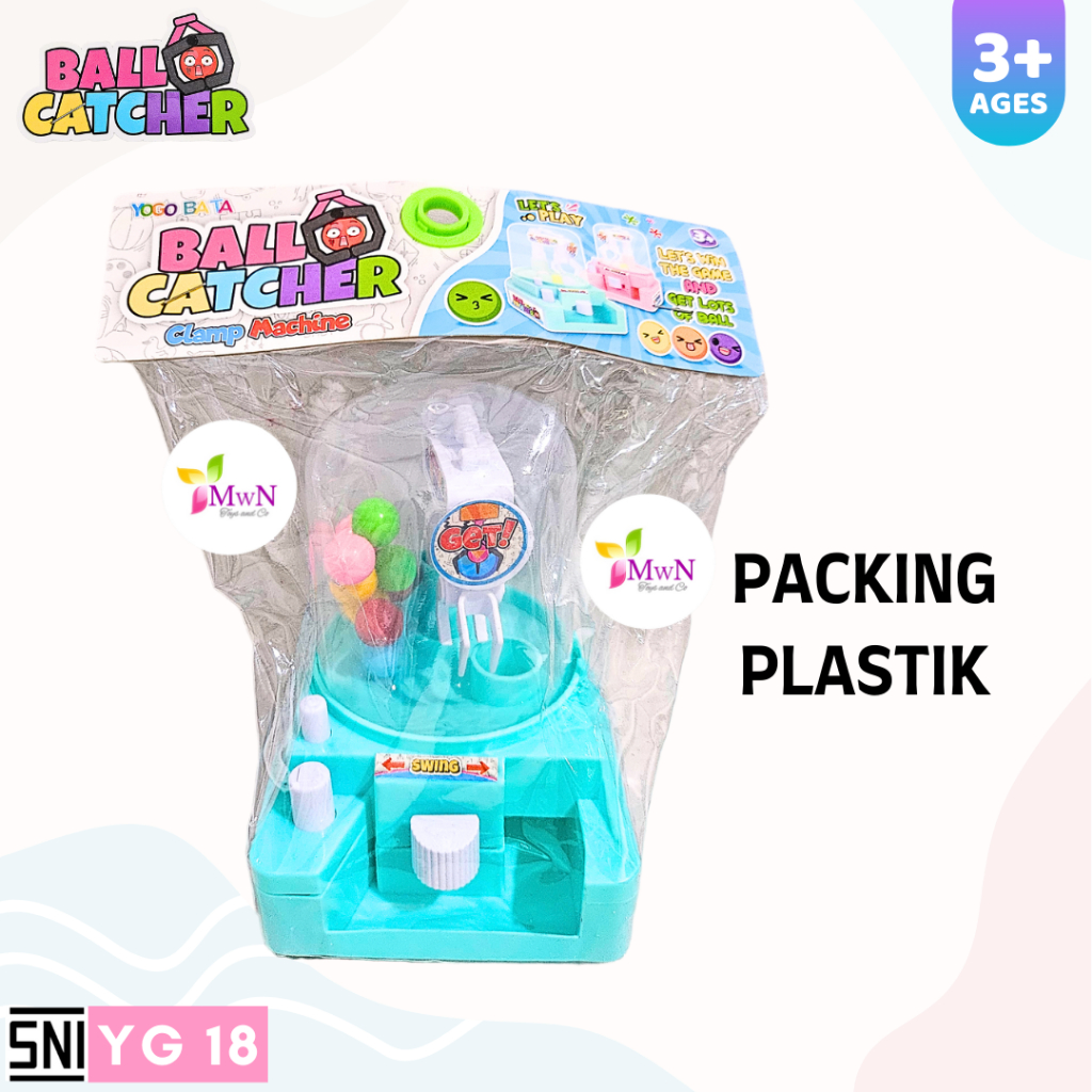 Jual MWN Mainan Capit Bola Claw Machine Toys YG18 | Shopee Indonesia