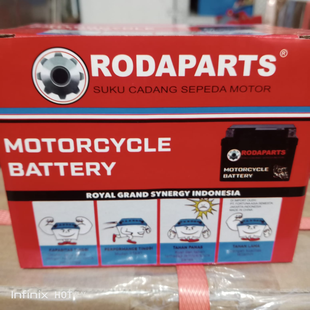 Jual Aki Motor Rodapart Honda Beat Aki Kering Accu Kering GTZ5S