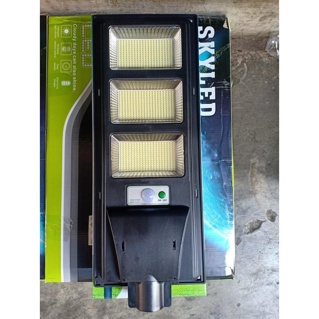 Jual WANDI LAMPU JALAN / KAP JALAN LED 120W PUTIH + SOLARCELL ALL IN ...