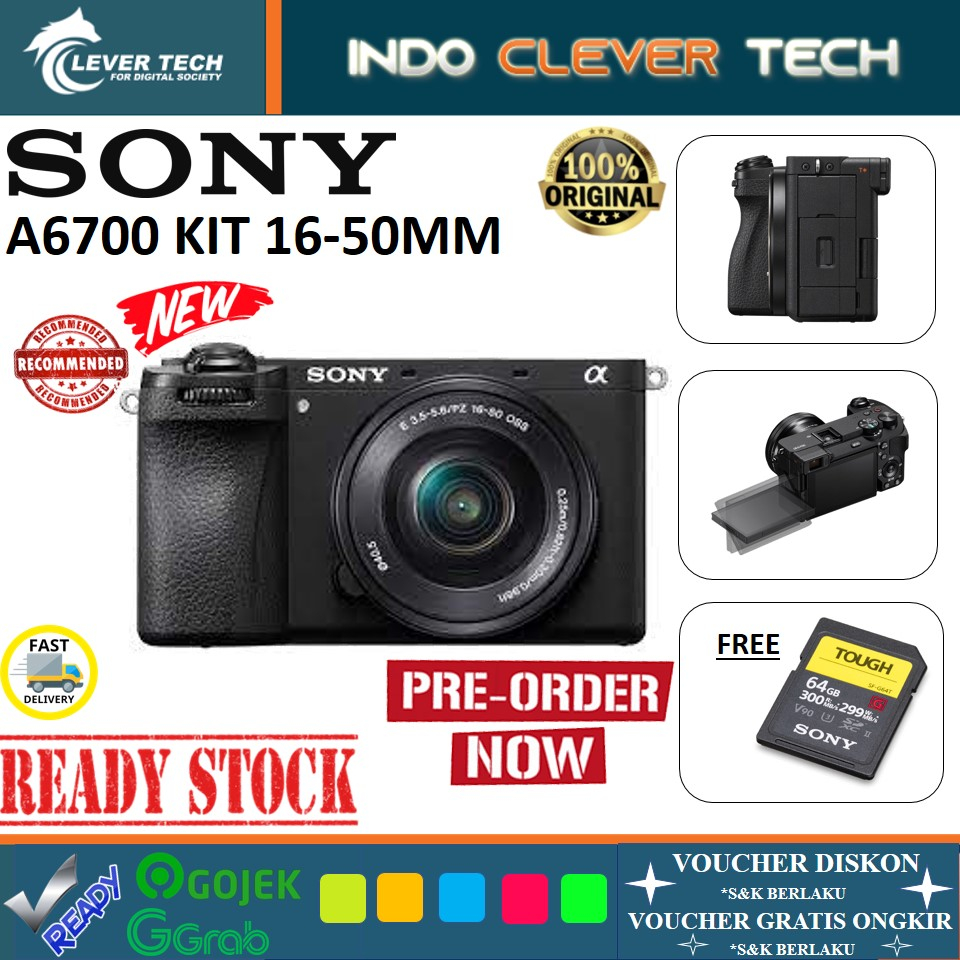 Jual SONY A6700 KIT 16-50MM - SONY A6700 RESMI | Shopee Indonesia
