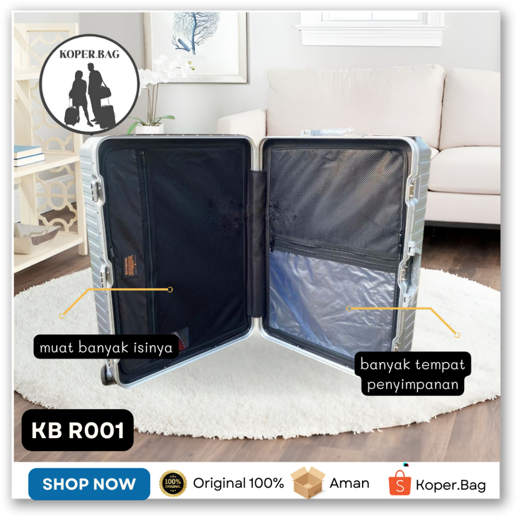 Jual Koper Roaming R001 20-28 inch Bahan Polycarbonate TSA LOCK Size ...