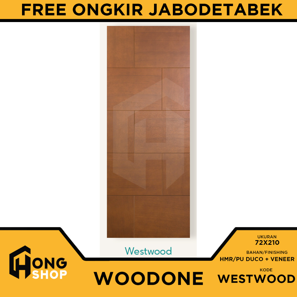 Jual Pintu HMR WOODONE OAK Series (DAUN SAJA) | Shopee Indonesia