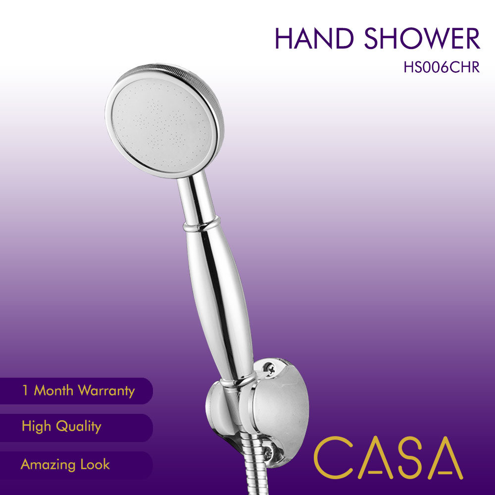 Jual CASA Hand Shower Mandi Set Selang + Holder High Pressure HS006CHR Shopee Indonesia