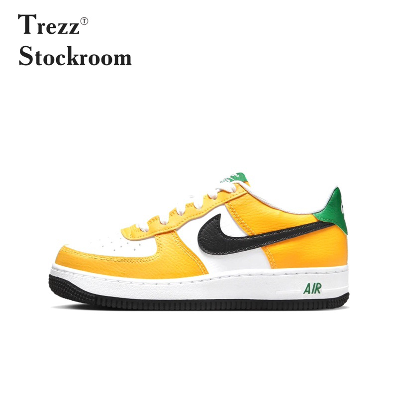Green and yellow air force ones clearance