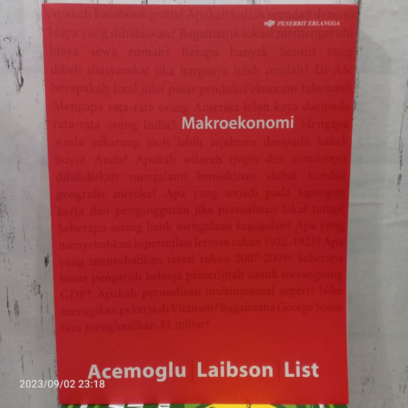 Jual ORIGINAL BUKU MAKROEKONOMI Karangan By Daron Acemoglu & David ...