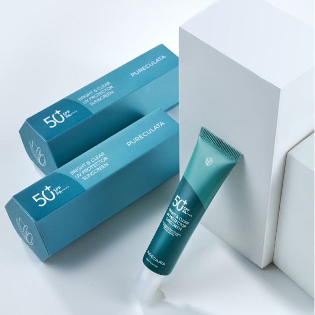 Jual Bright & Clear SPF 50+ PA++++ (Pureculata Sunscreen Series ...