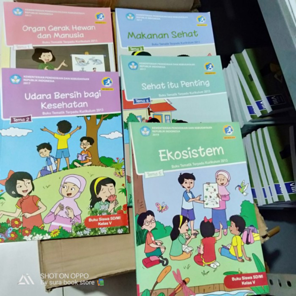 Jual Paket Buku Tematik Kelas Sd Semester Satu Tema Set Shopee Indonesia