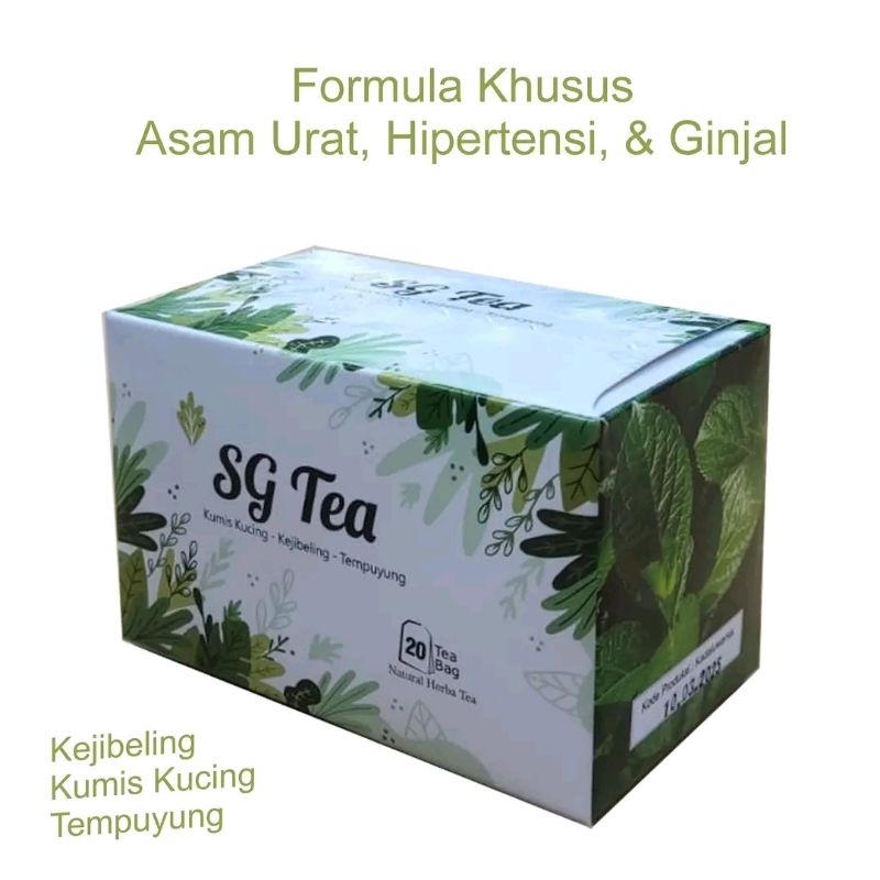 Jual Daun Keji Beling Tempuyung Kumis Kucing Teh celup herbal SGtea