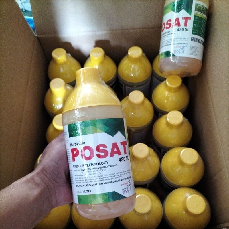 Jual Paket 1 Dus Herbisida POSAT 1 LITER ISI 20 Botol | Shopee Indonesia