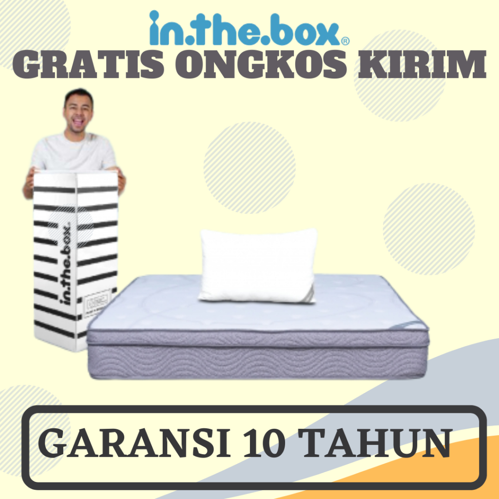 Jual ( InTheBox PRO ) Kasur Spring Bed IN THE BOX type Pro FREE