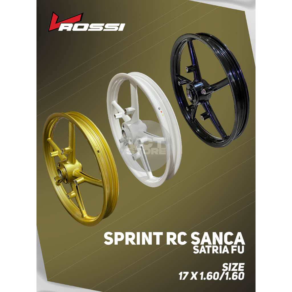 Jual VRossi Velg Racing SPRINT RC SANCA Palang 5 Satria FU (Ukuran ...