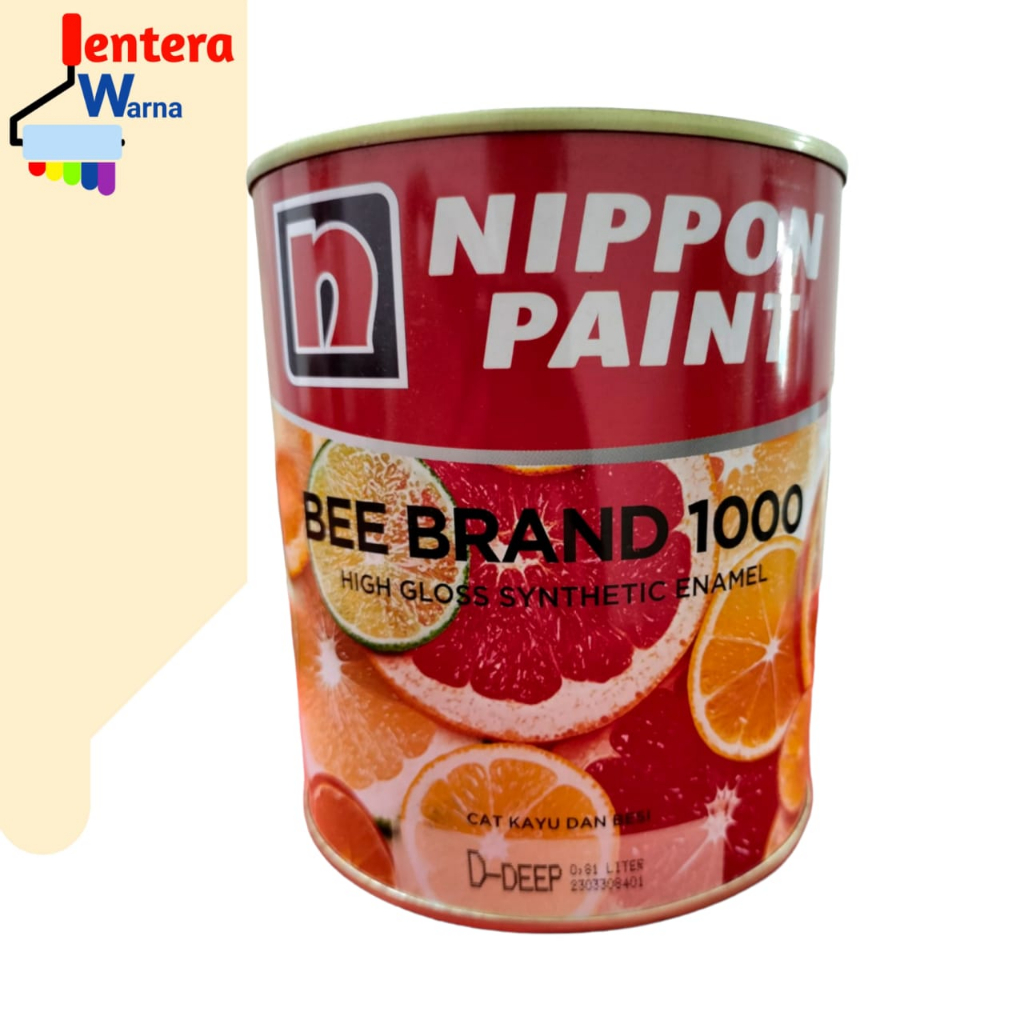 Jual NIPPON PAINT Cat Minyak Kayu Besi Bee Brand 1000 1Kg Shopee