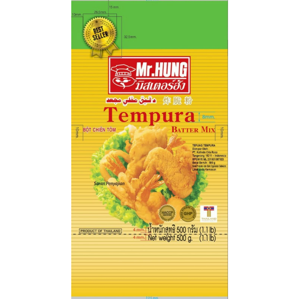 Jual Mr Hung Tempura Batter Mix Flour 500gr Shopee Indonesia