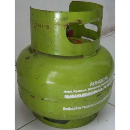 Jual Tabung Gas Lpg Kg Isi Full Kosong Asli Pertamina Melon Hijau Shopee Indonesia