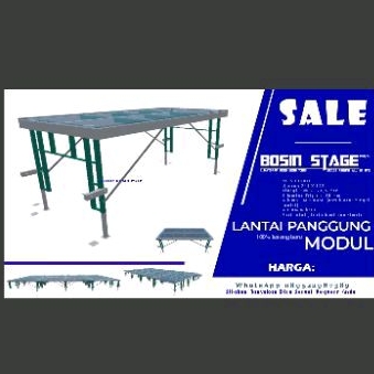 Jual LANTAI PANGGUNG RIGGING MODUL UKURAN 244 X 122 (UKURAN TRIPLEK ...