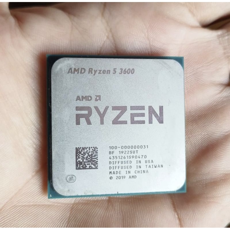 Jual RYZEN 5 3600 6 CORE-12 THREAD 3.6ghz / SOCKET AM4 | Shopee Indonesia