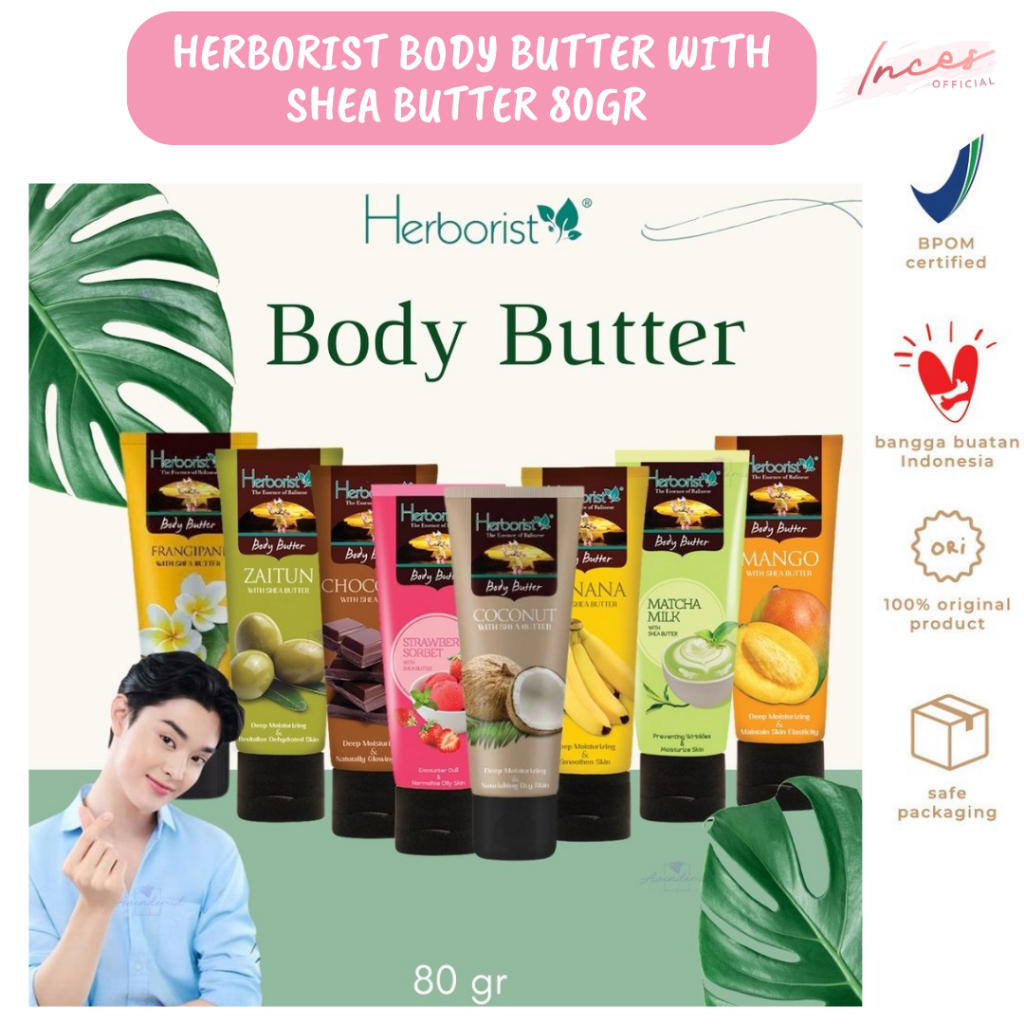 Jual INCES HERBORIST BODY BUTTER WITH SHEA BUTTER 80GR BUTTER