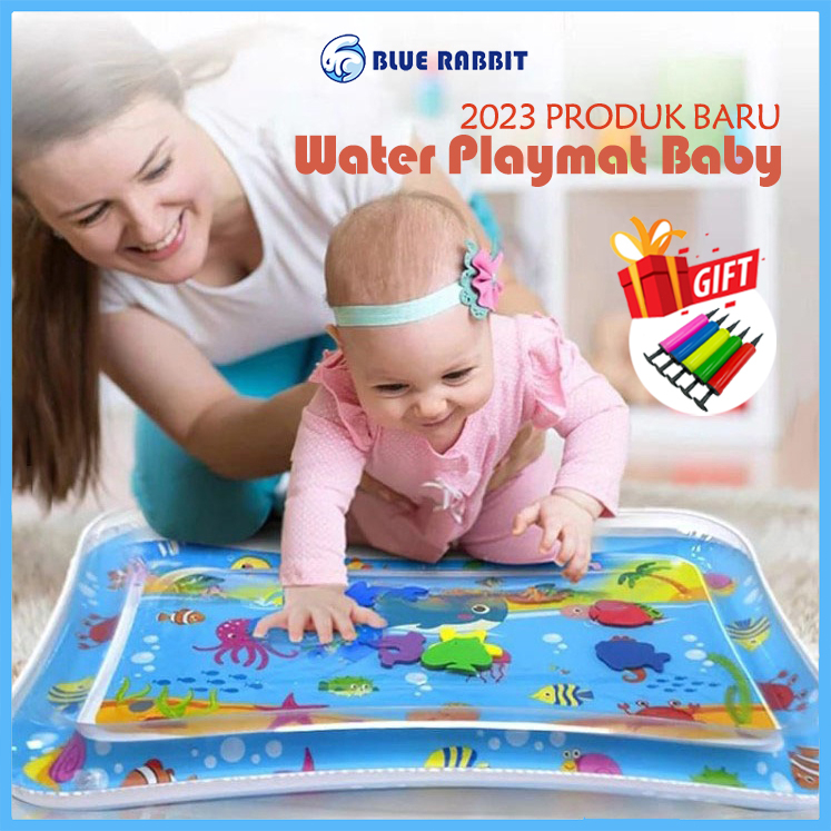 Jual BlueRabbit Water Playmat Baby Matras Air Bayi Mainan Edukasi Tummy