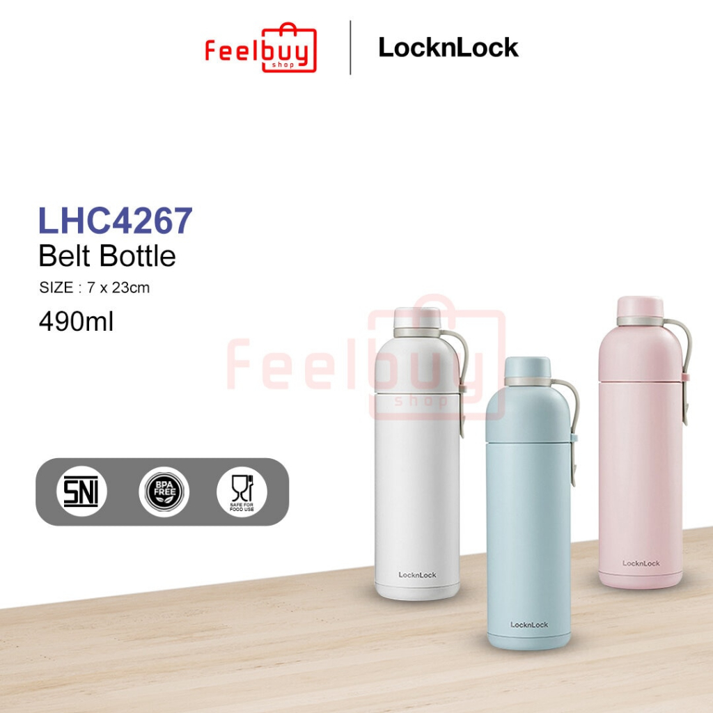 Jual LocknLock Belt Bottle 490ml LHC4267 Tumbler Lock & Lock | Shopee ...