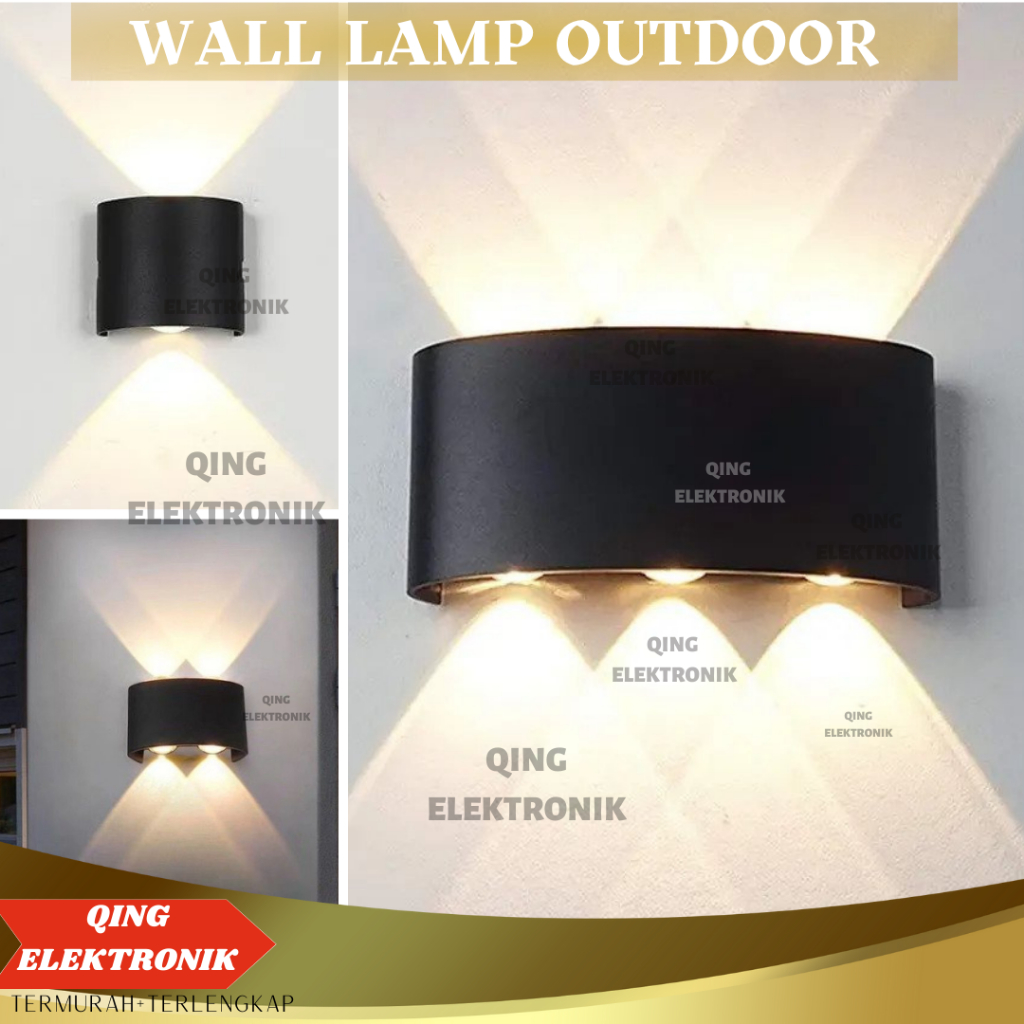 Jual Lampu Dinding Hias Led Lampu Taman Outdoor Wall Lamp Led 2 Arah Shopee Indonesia 