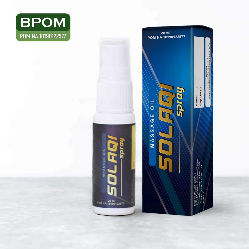 Jual solaqi spray obat pengeras 3reksi atasi disfungsi 3reksi | Shopee ...