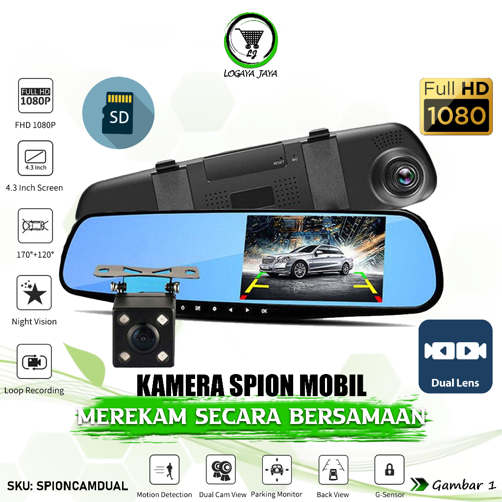 Yun yi Magnetic Base Car Camera GPS 4K Dashcam Front And Rear Dual Camera  4K Wifi