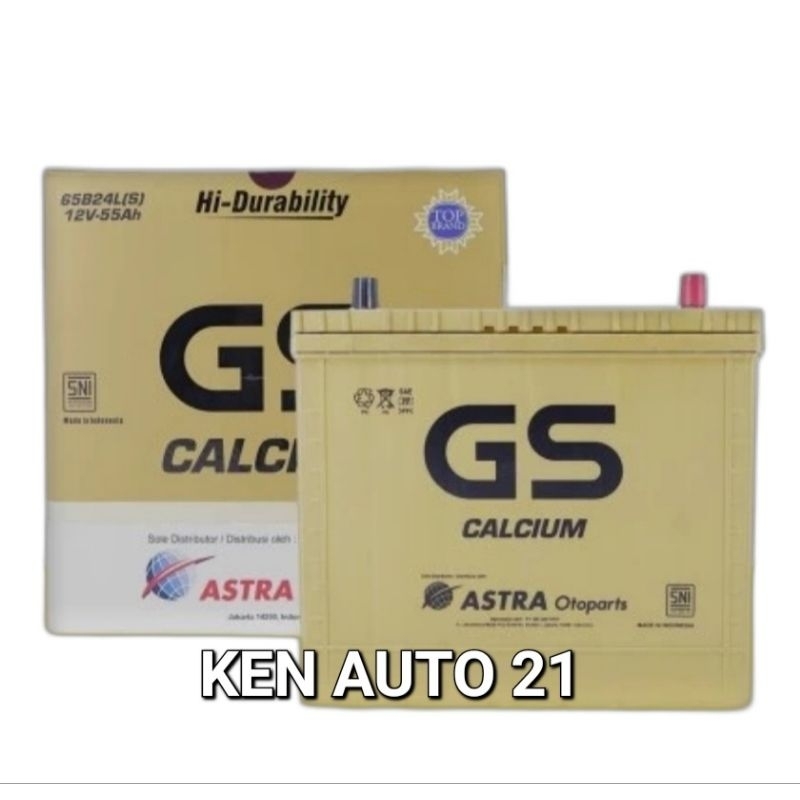 Jual AKI MOBIL GS ASTRA CALCIUM NS60LS / 65B24LS // AKI MOBIL WULING